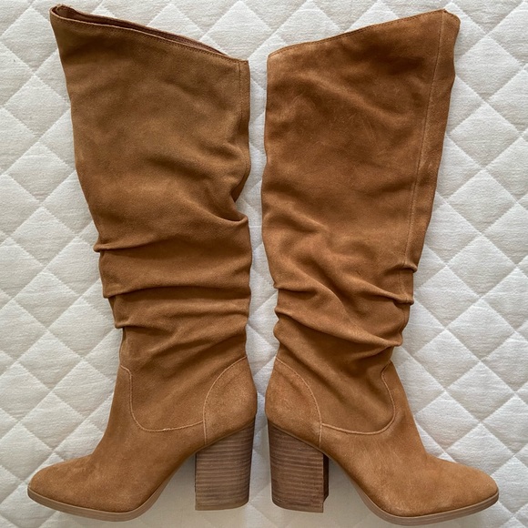 Nine West, Abee Pointed-Toe Knee-High Suede Boots - Picture 15 of 16